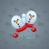Snow Mittens #2831