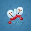 Snow Mittens #3217