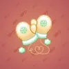 Snow Mittens #4445