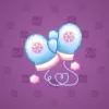 Snow Mittens #4764