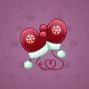 Snow Mittens #4836