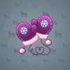 Snow Mittens #589