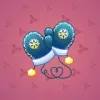 Snow Mittens #6176