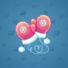 Snow Mittens #7439