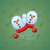 Snow Mittens #795