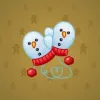 Snow Mittens #8672