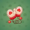 Snow Mittens #894