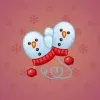 Snow Mittens #8941