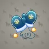 Snow Mittens #9595